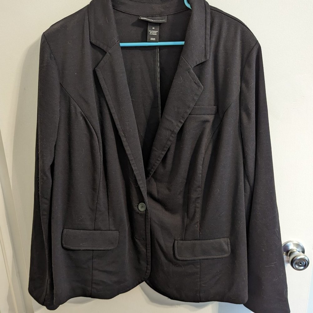 Black Lane Bryant Suite Jacket Size 28